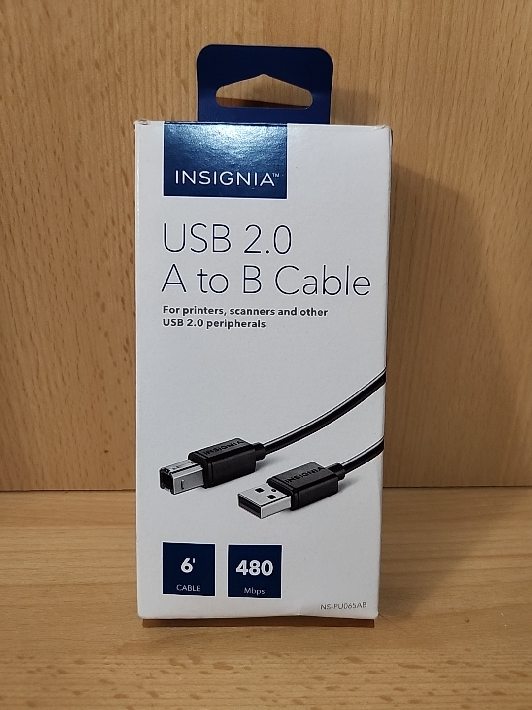 Insignia NS-PU065AB 6ft USB A/B Cable - Black
