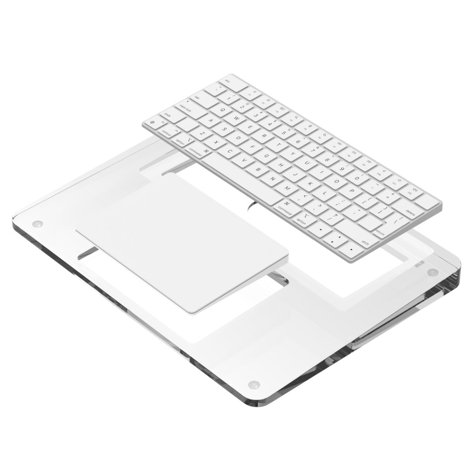 Stand Compatible with Apple Magic Wireless Keyboard and Apple Magic Trackpad ...