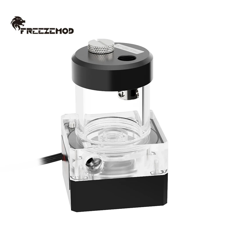 FreezeMod 100mm 150mm 200mm Reservoir with Pump 550L/H G1/4" for Water Cooling