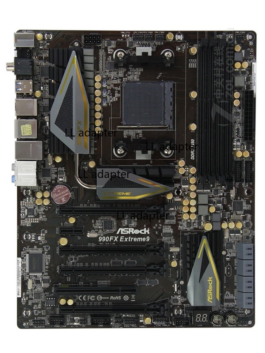 For ASROCK 990FX EXTREME 9 motherboard AMD990FX AM3+ DDR3 64G ATX Tested ok