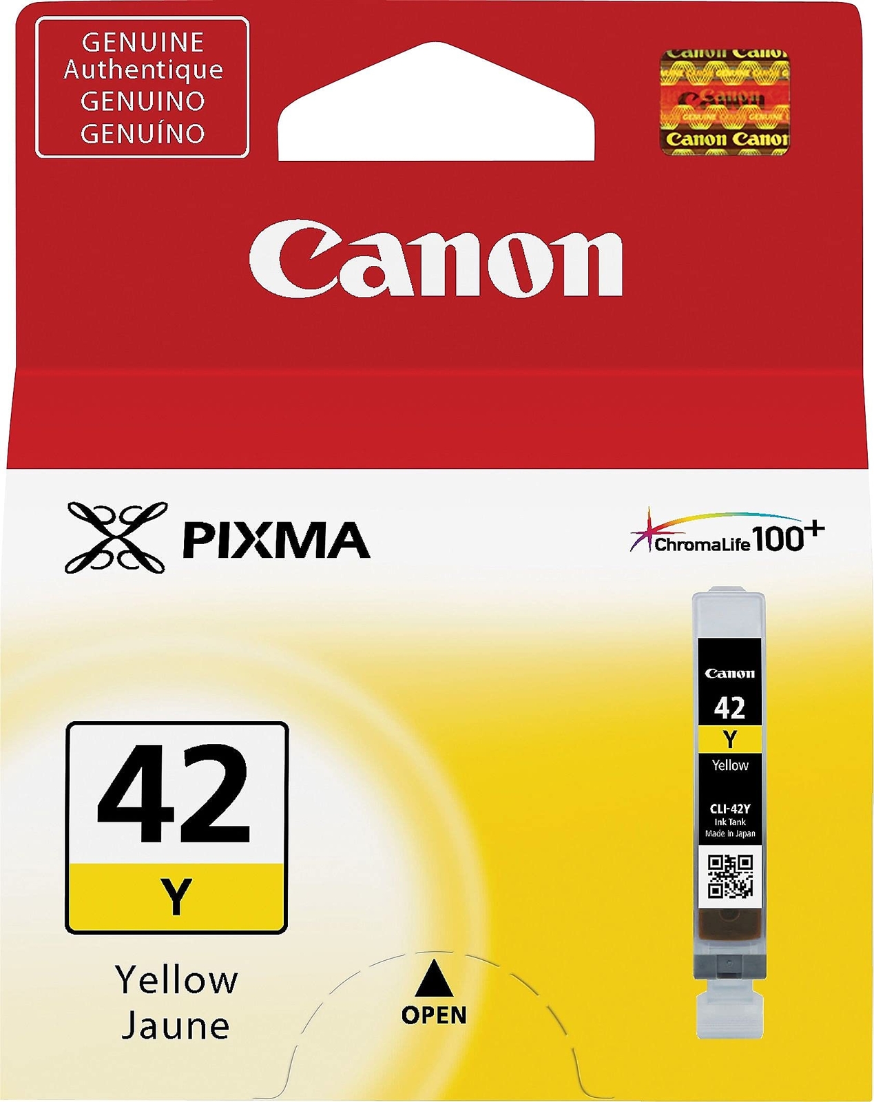 ChromaLife 100 Yellow Inkjet Printer Ink Tank 1 Count Pack Japan