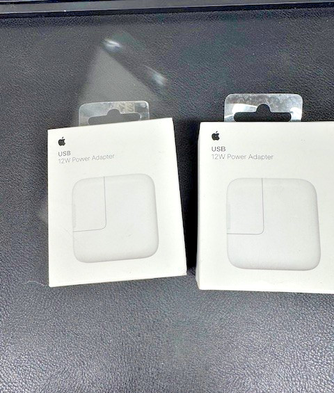 *LOT OF 2*Apple 12W USB-Power Adapter - MGN03AM/A *New-Box Damage