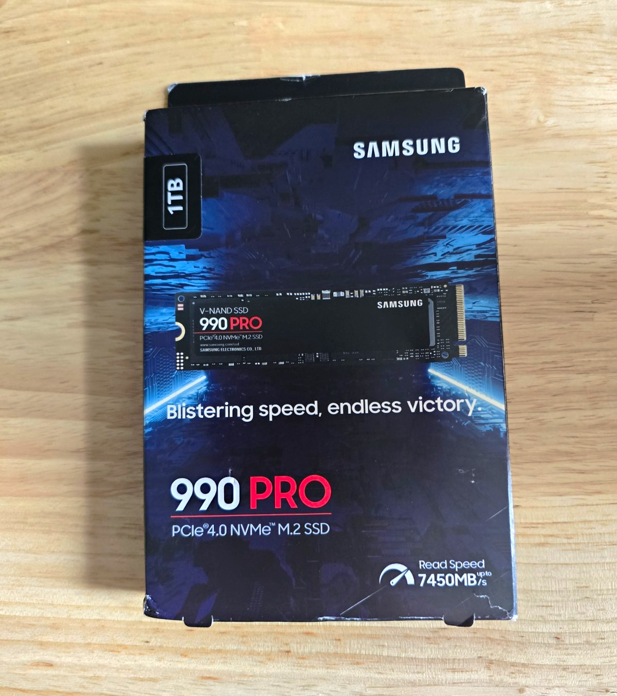 Samsung 990 PRO 1TB PCIe 4.0 NVMe M.2 Internal SSD MZ-V9P1T0B/AM 100% HEALTH