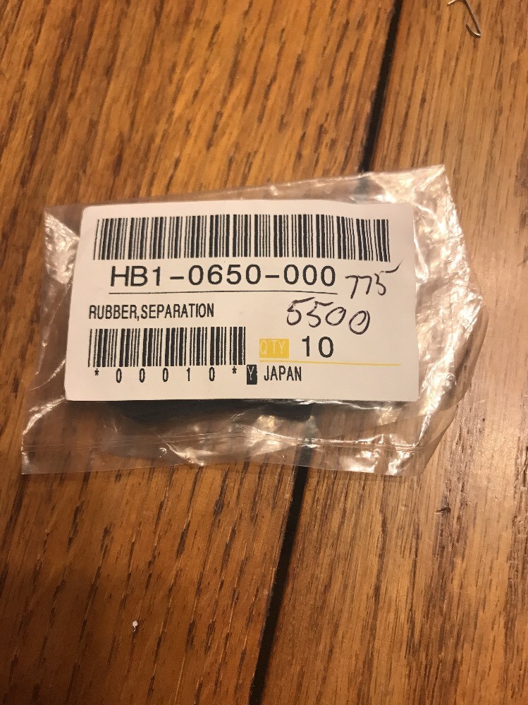 Bubber Separation HB1-0650-000 QTY 8 Only NEW Japan Ships N 24h