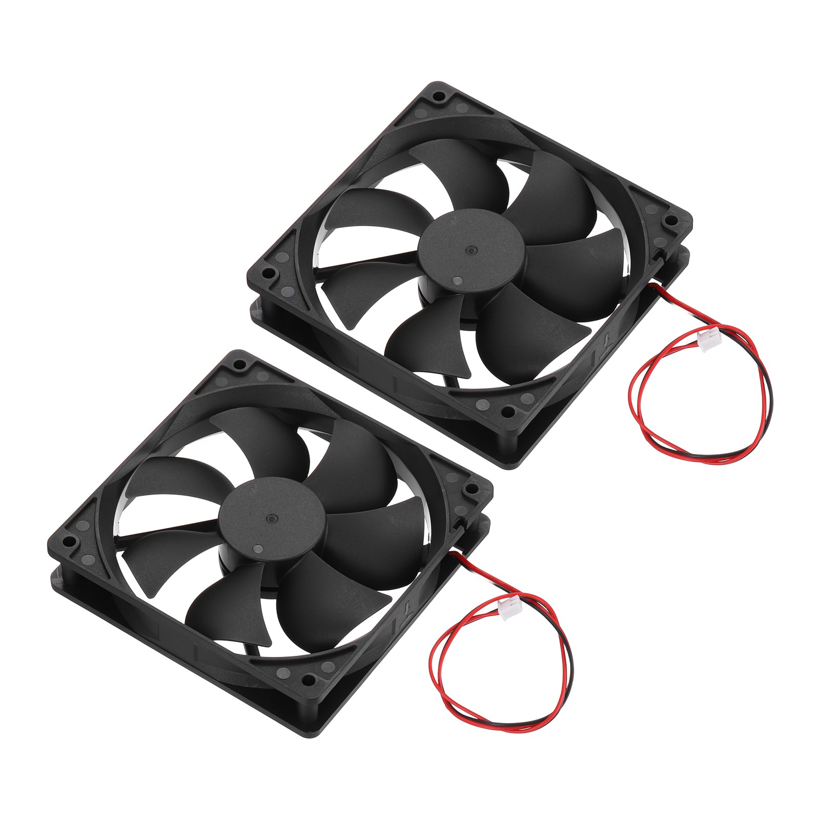 2Pcs DC24V Brushless Cooling Fan DC24V 0.2A 120x120x25mm High Speed Quiet]