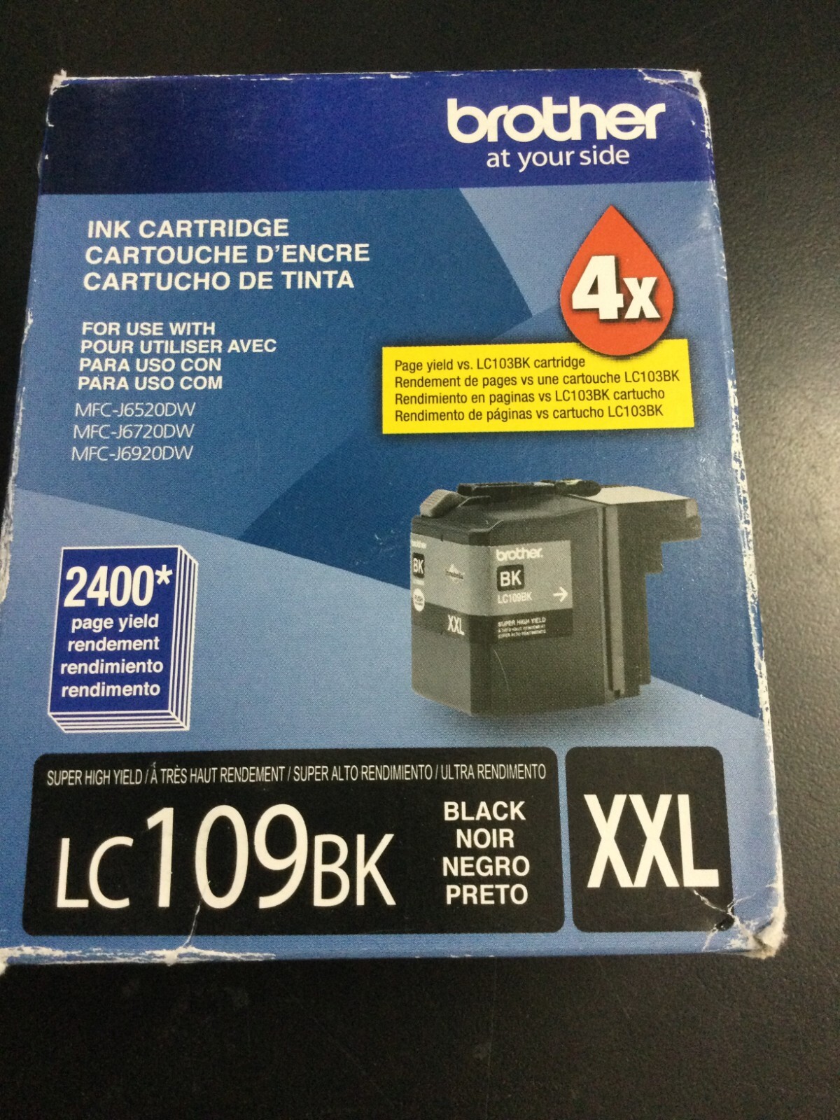 GENUINE BROTHER LC109BK XXL Ink Cartridge  6090/OB