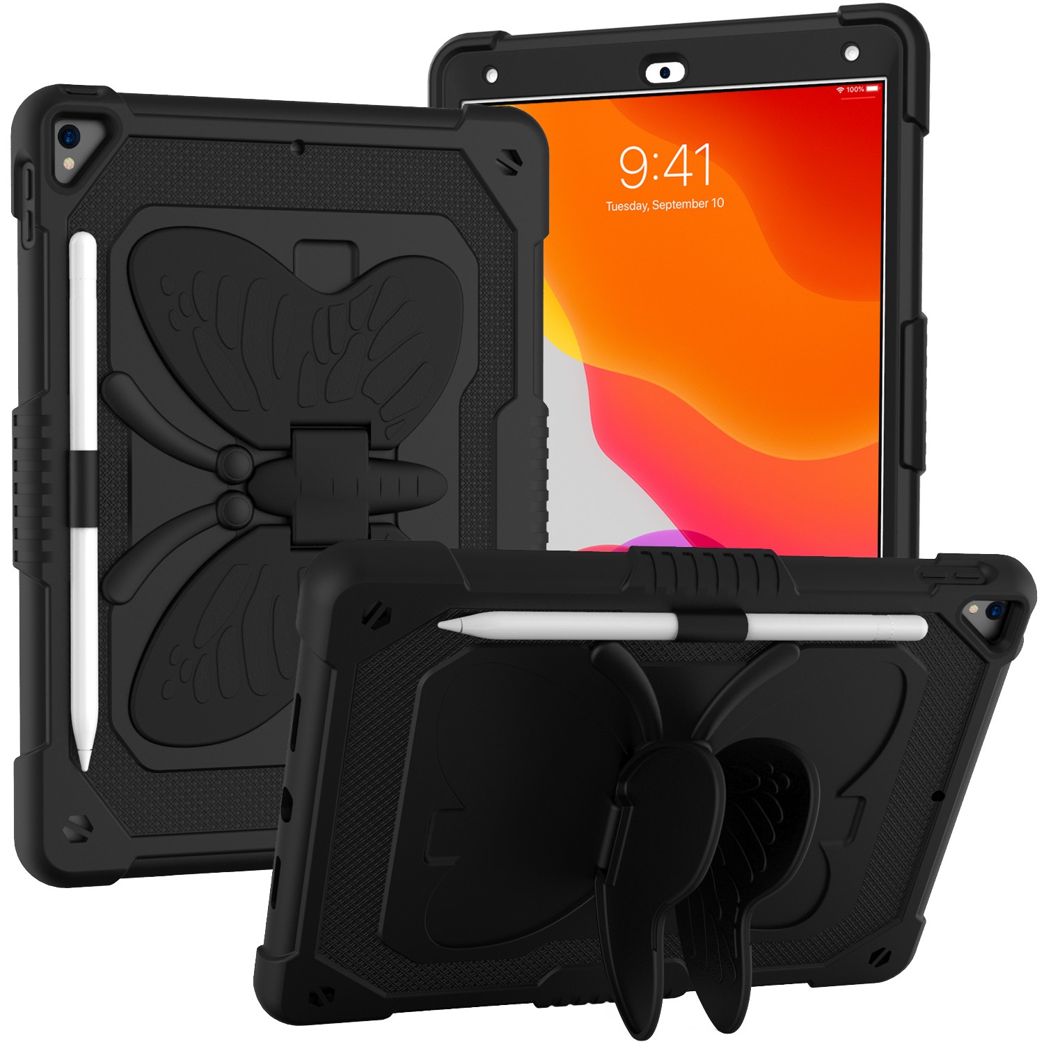 Shockproof Butterfly Stand Case Cover For iPad 5th 6th 7th 8th 9th Gen Mini 6th