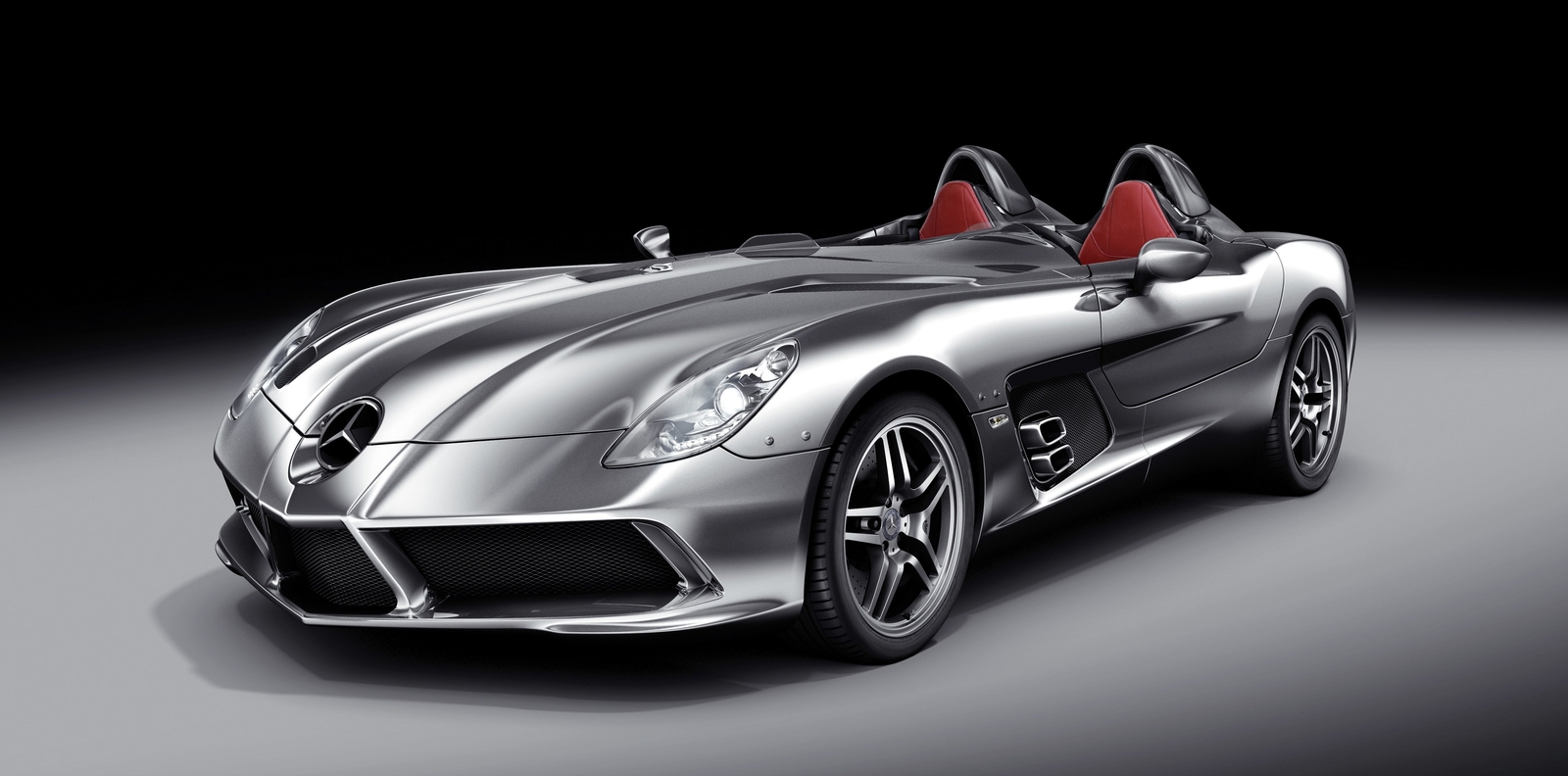 Cars mercedes benz slr mclaren stirling moss Desk Mat Stitched