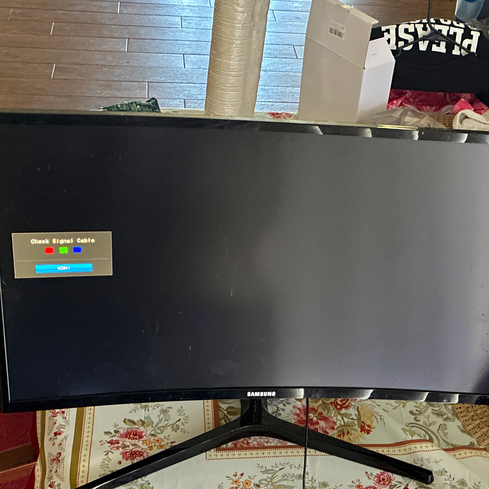 Samsung C27F398FWN 27in Curved LCD Monitor 1080p HDMI VGA D-Sub Black