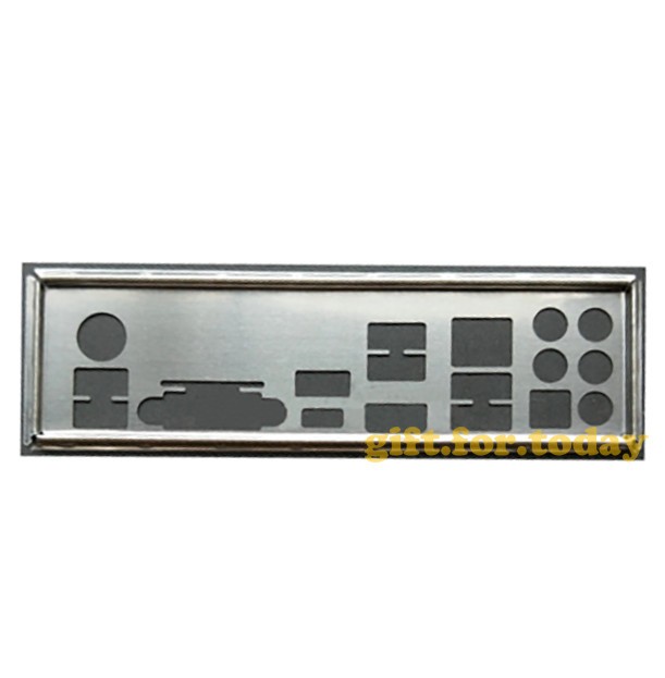 For MSI Z370 SLI PLUS Shield I/O IO Rear Baffle Backplate Motherboard