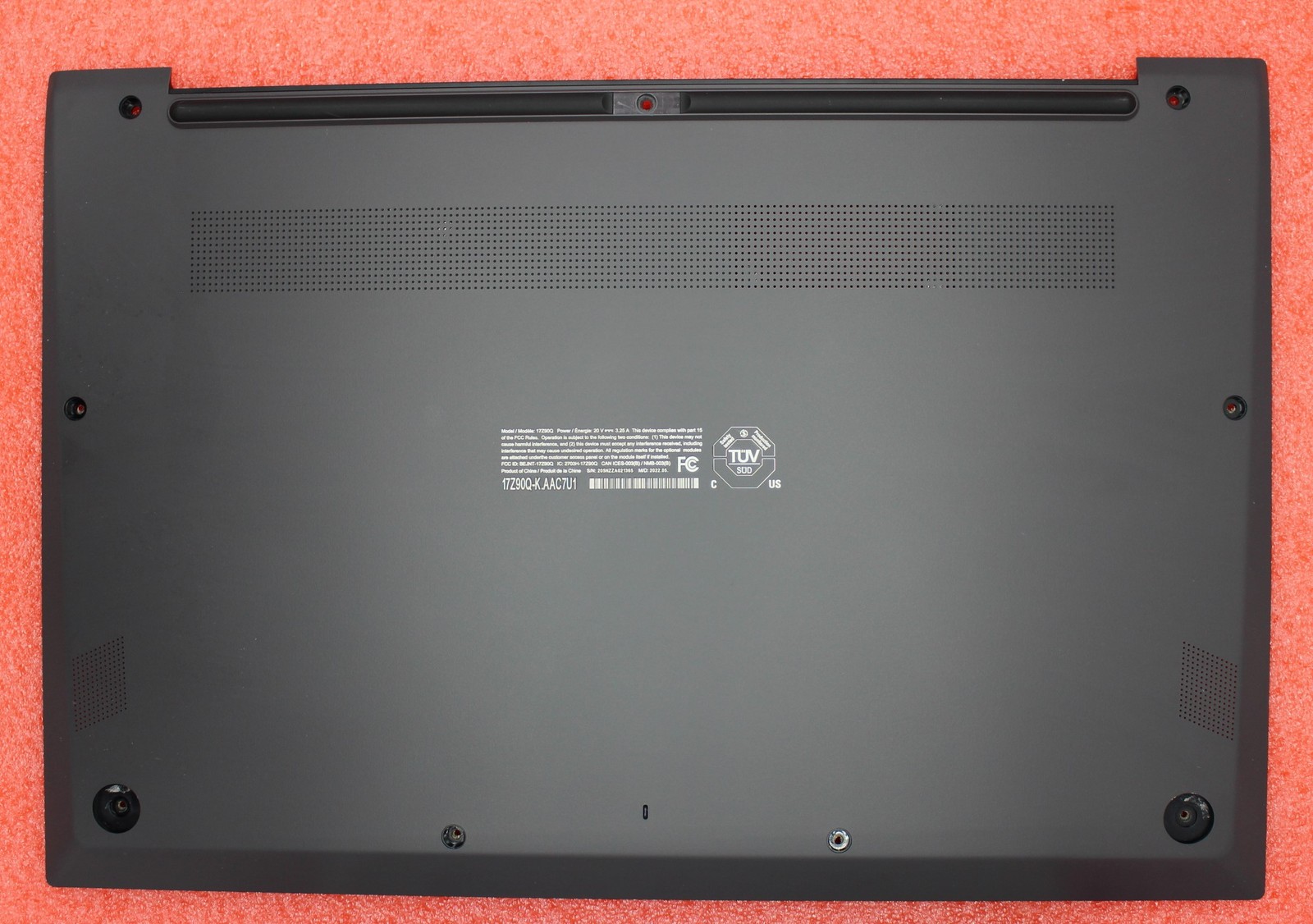 17Z90Q-BOTTOM - LG Gram 17Z90Q-K.AAC7U1 Base Cover