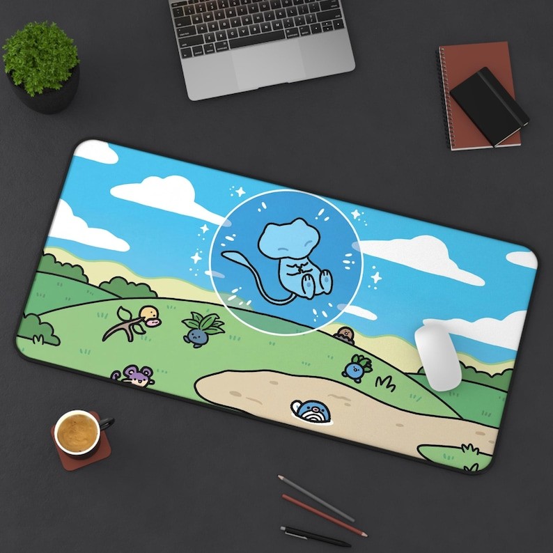 Bubble Mew Desk Mat | Pokémon Mouse pad Accessories