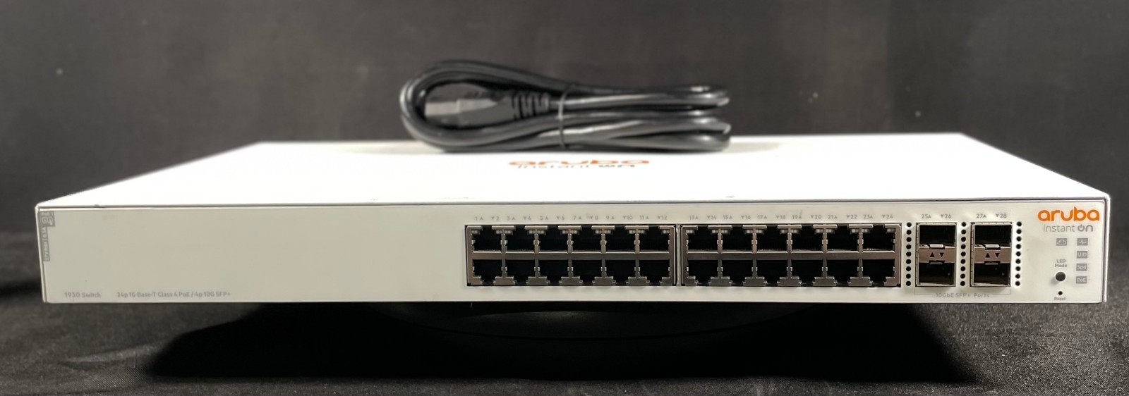 JL684A HP Aruba Instant On 1930 24G Class4 PoE 4SFP/SFP+ Switch- Same Day Ship