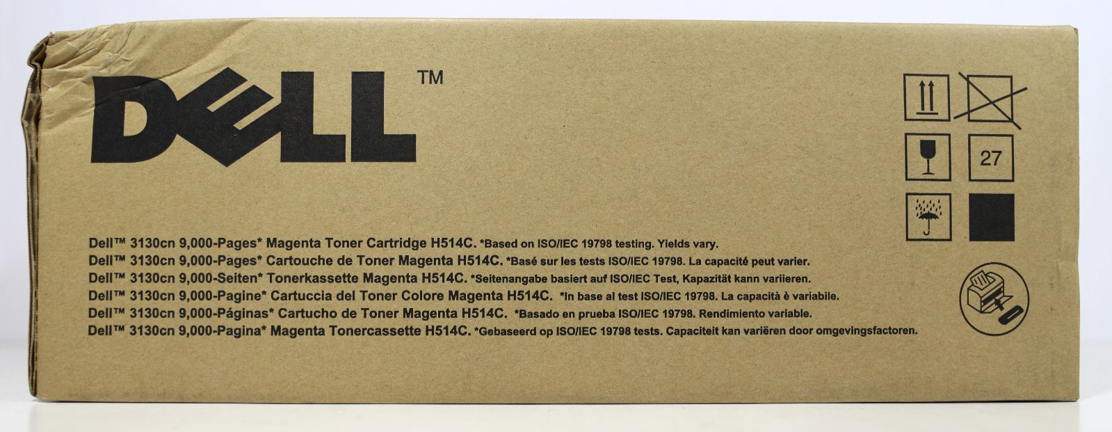 New Dell H514C Magenta Toner Cartridge 9000 Pages CT350668 3130cn OEM