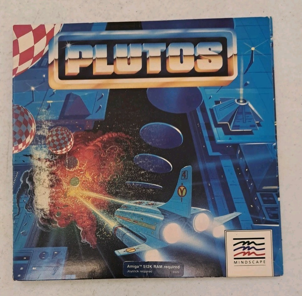NO DISK-Vintage Plutos Sleeve/Insert-Vintage-Amiga-Mindscape