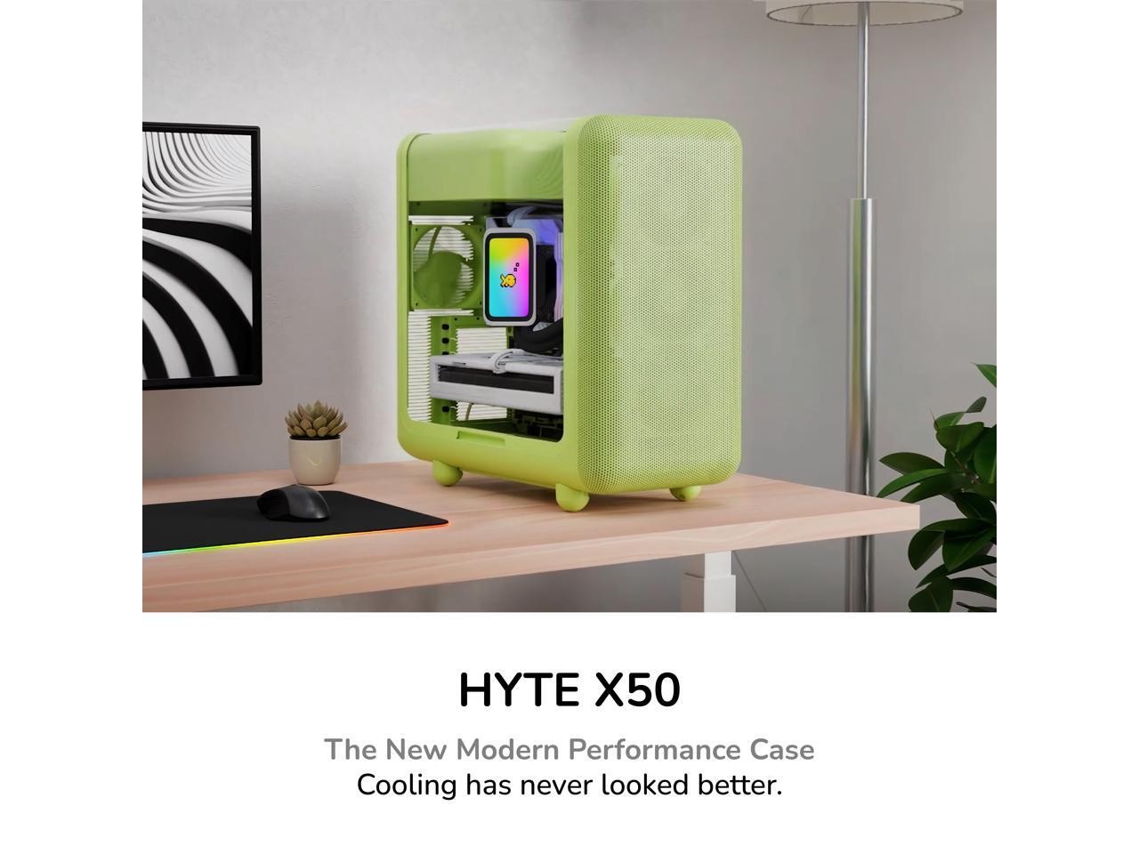 HYTE X50 PC Gaming Case CS-HYTE-X50G-MM Modern Performance ATX Mid-Tower PC