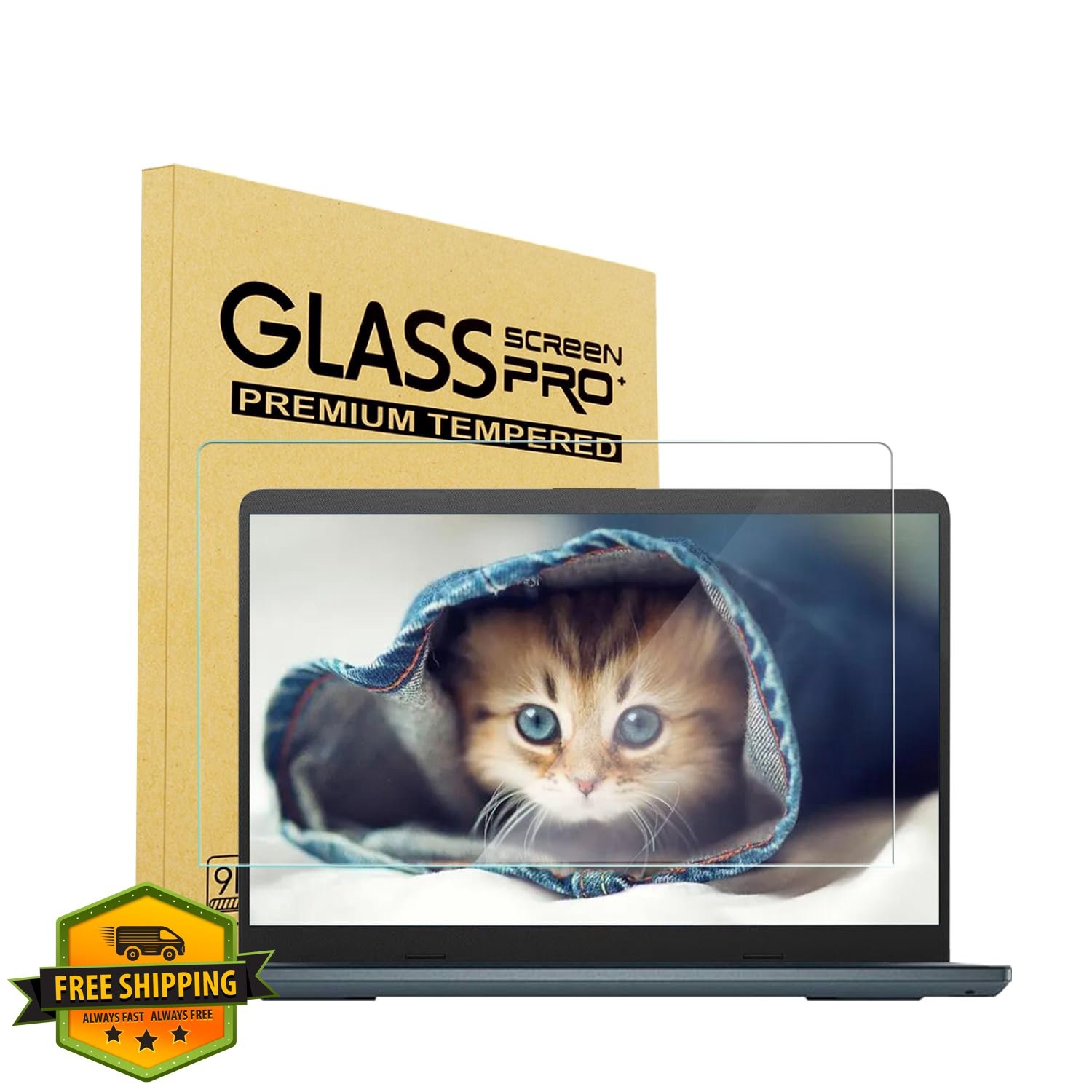 i-Tensodo 15.6 Inch Laptop Tempered Glass Screen Protector for 15.6'' HP/Dell...