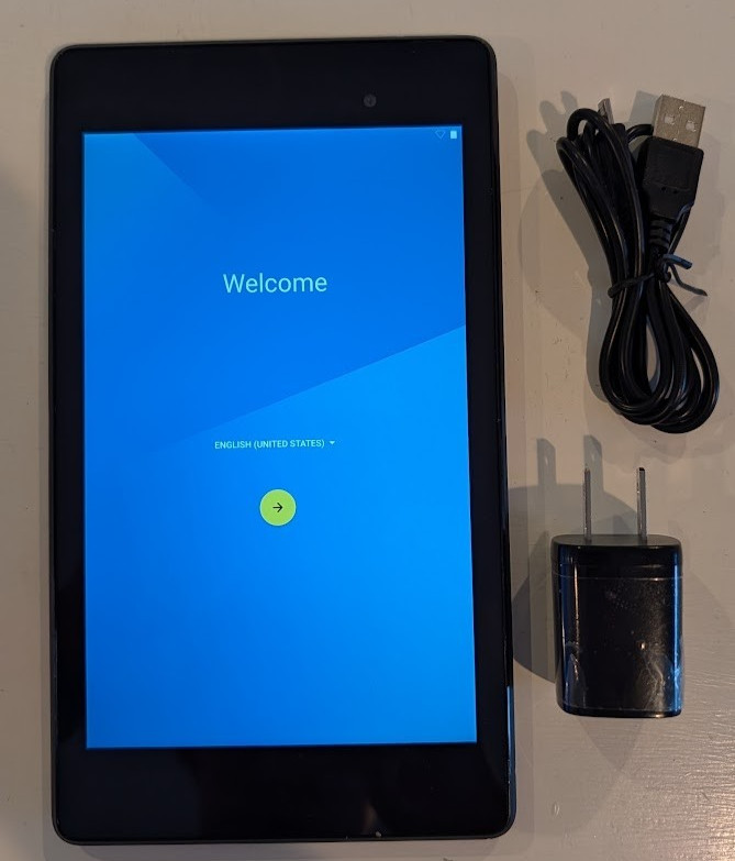 Asus Google Nexus 7 2nd Gen. Wifi Black Tablet 32GB 2013 model - WORKS