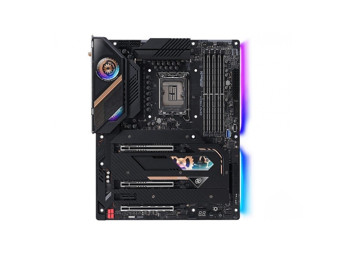 ASRock Z690 Taichi motherboard LGA1700 4×DDR5 128GB HDMI ATX Tested OK