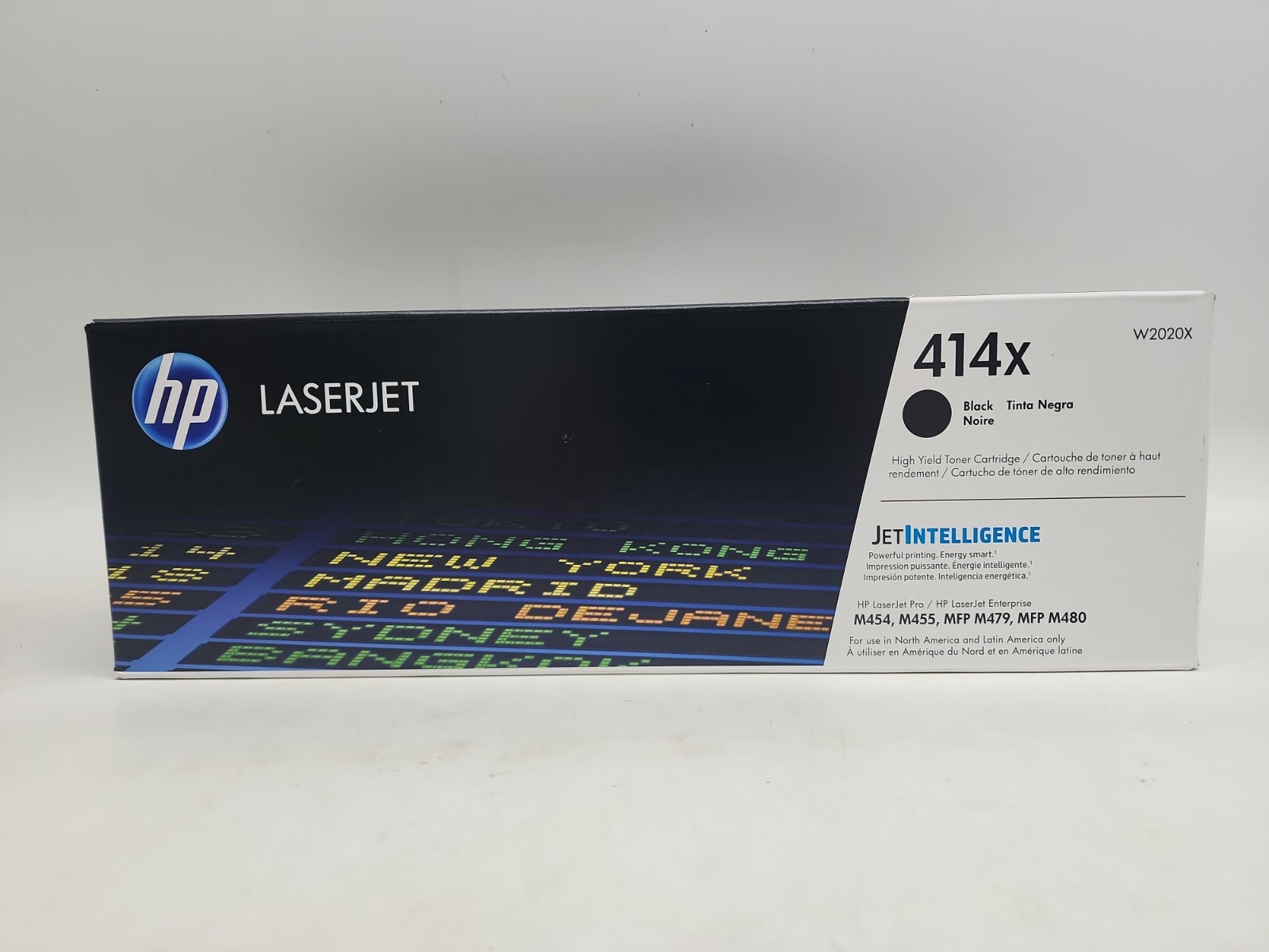 Genuine HP W2020XC (414X) Black High-Yield Toner - Factory Sealed