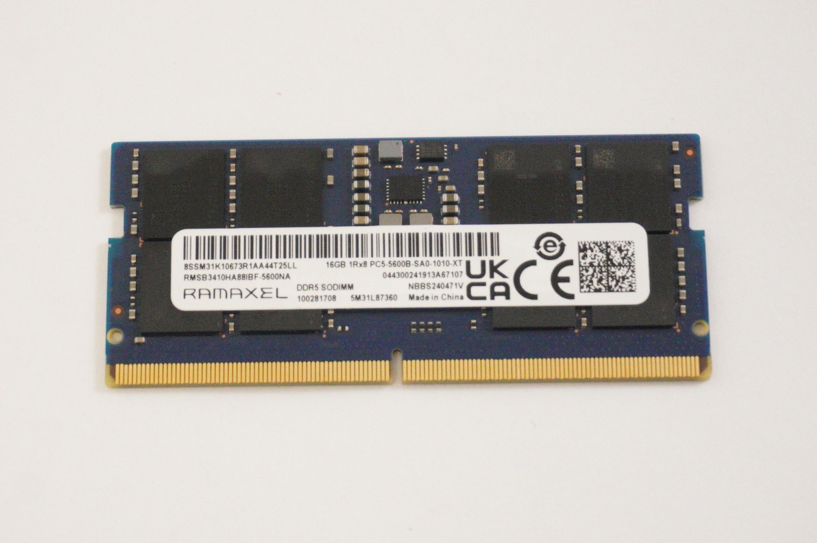 5M31L87360 Ramaxel Technology 16GB DDR5 PC5-5600B SO DIMM 83FD0015US