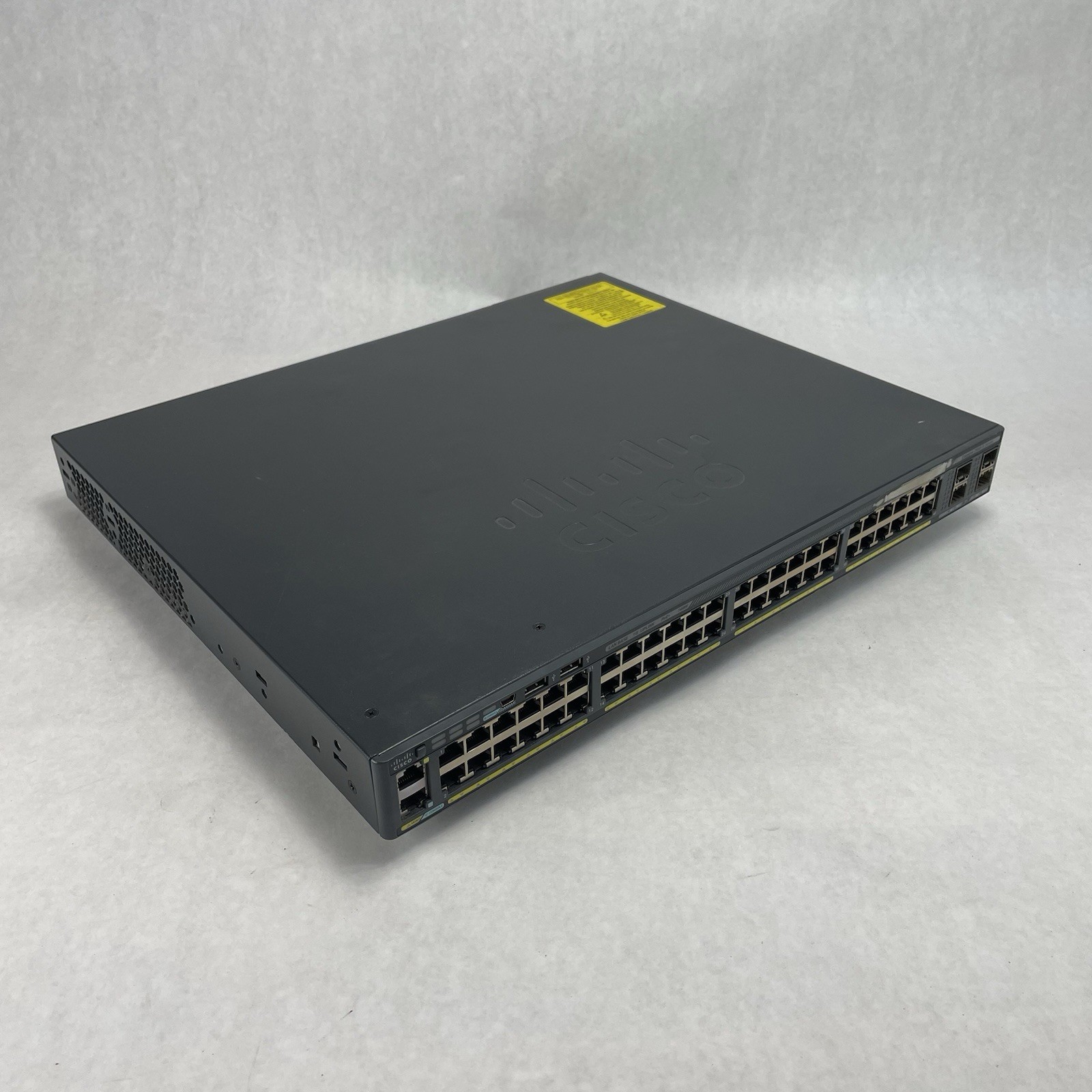 Cisco WS-C2960X-48FPS-L V06 48-Port PoE Switch Tested and Reset