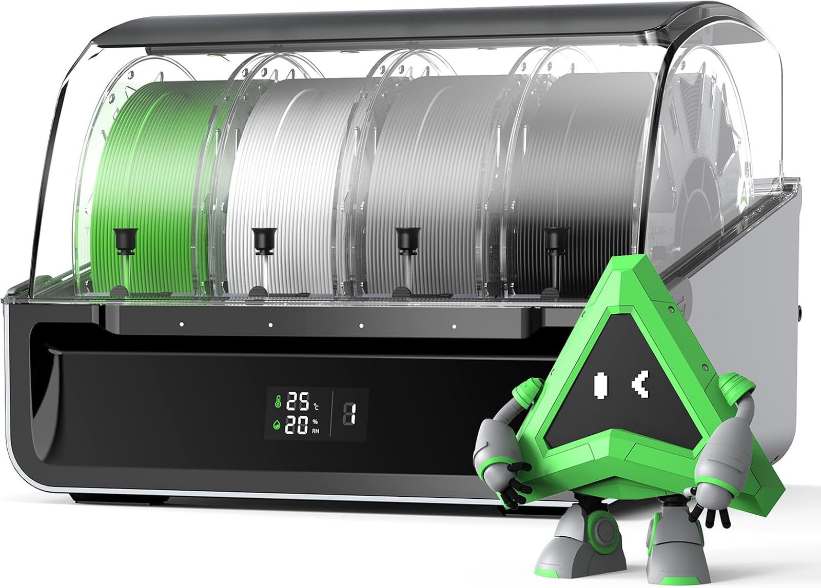3D Printer Filament System with Auto Detection for K2 Plus, 16 Color