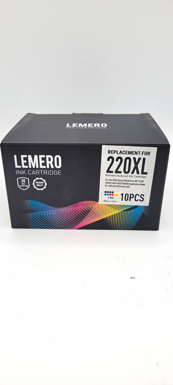 LEMERO 220XL  Ink Cartridge 10-Pack for Epson WF-2630 XP-420 #1 of 2 In Stock