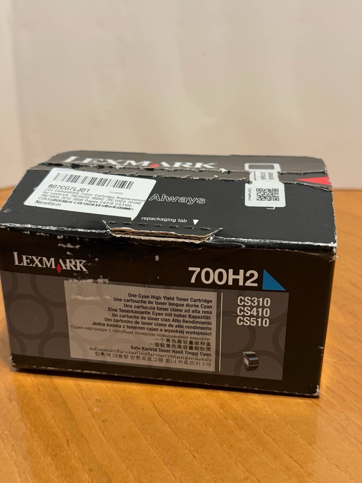 Genuine Lexmark 700H2 CYAN High Yield Toner Cartridge for CS310/410/510