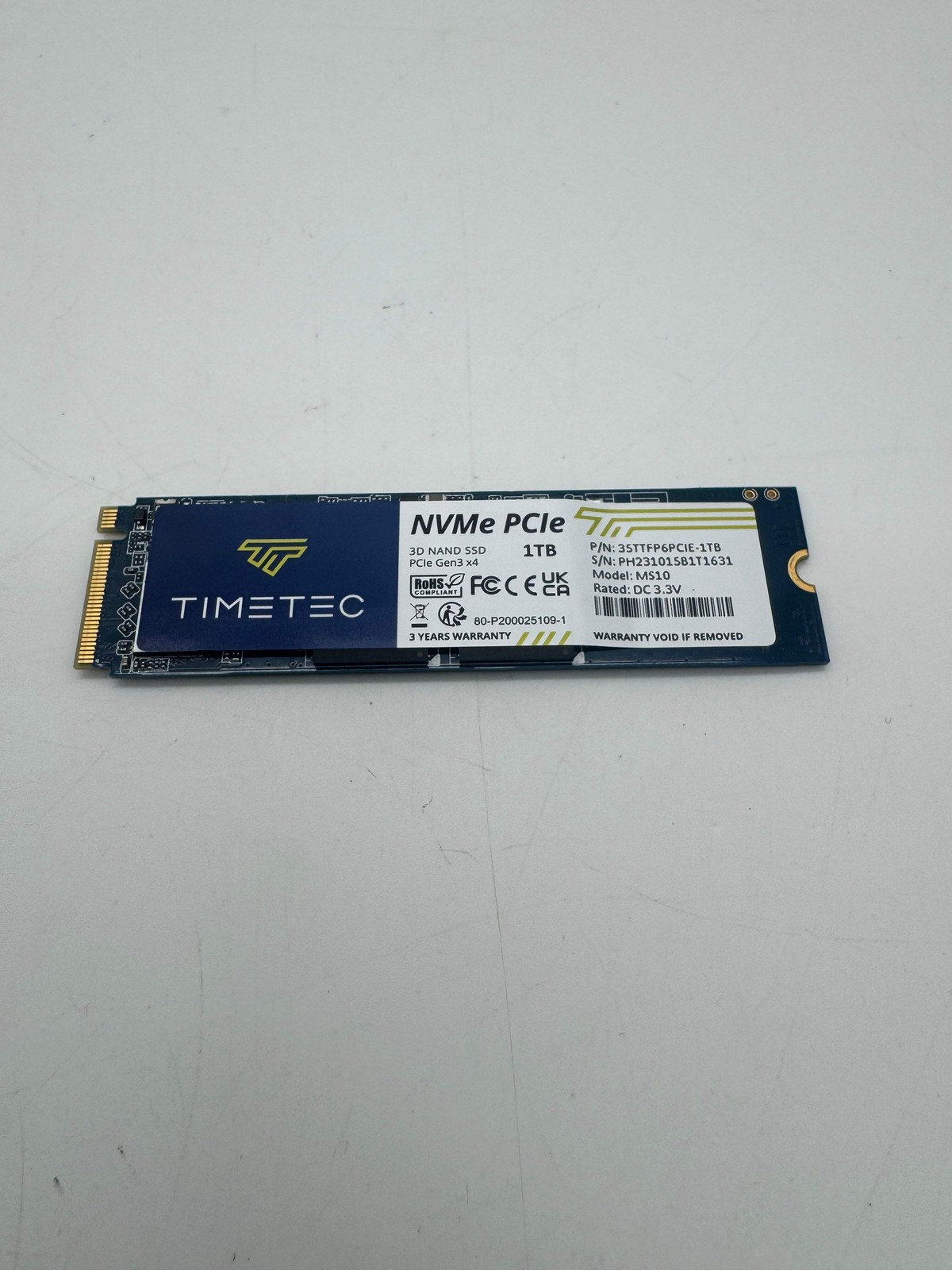 TIMETEC NVMe PCIe 1TB SSD