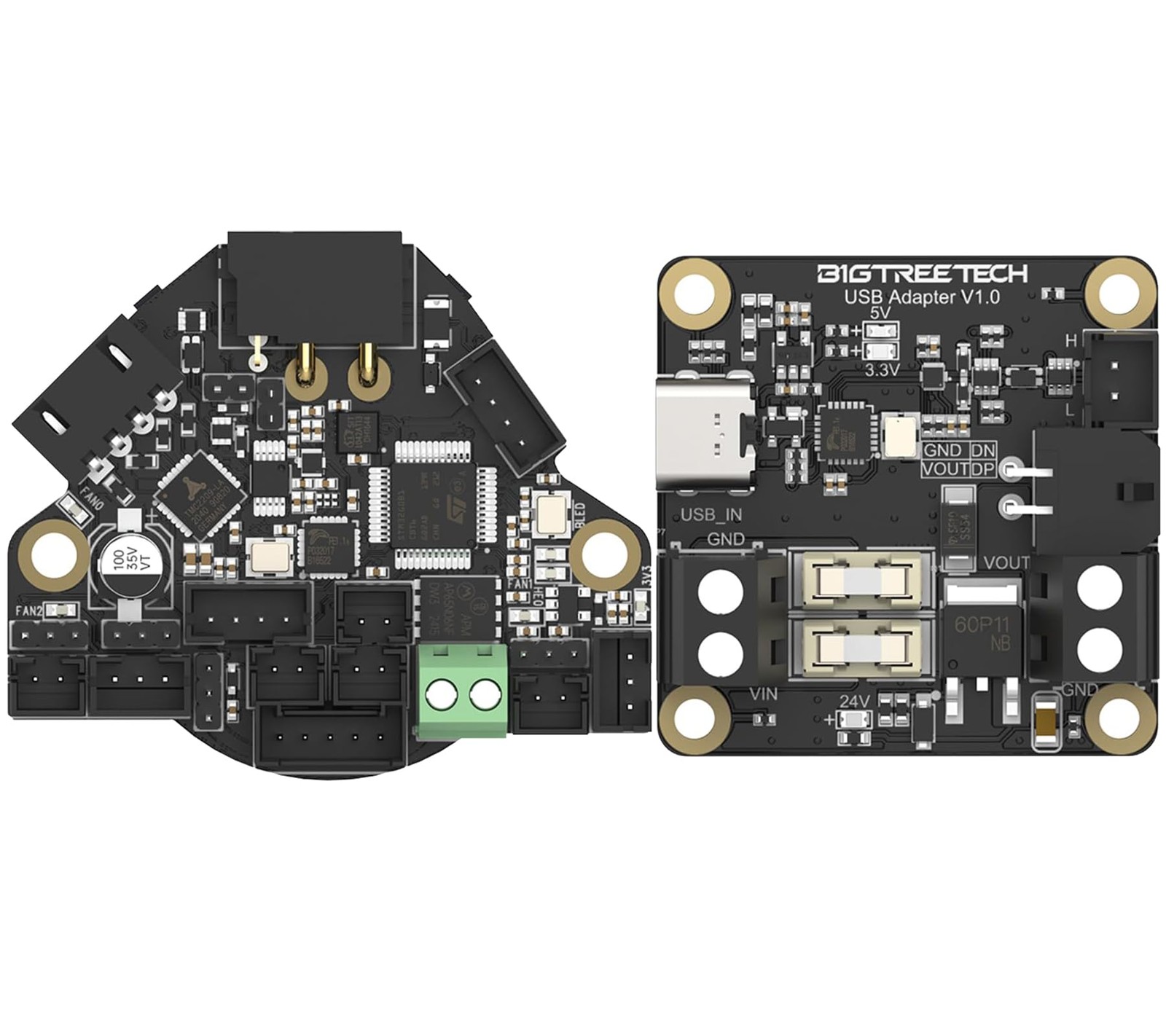 BIGTREETECH EBB 36 GEN2 Extruder Breakout Adapter Board Support CAN & USB