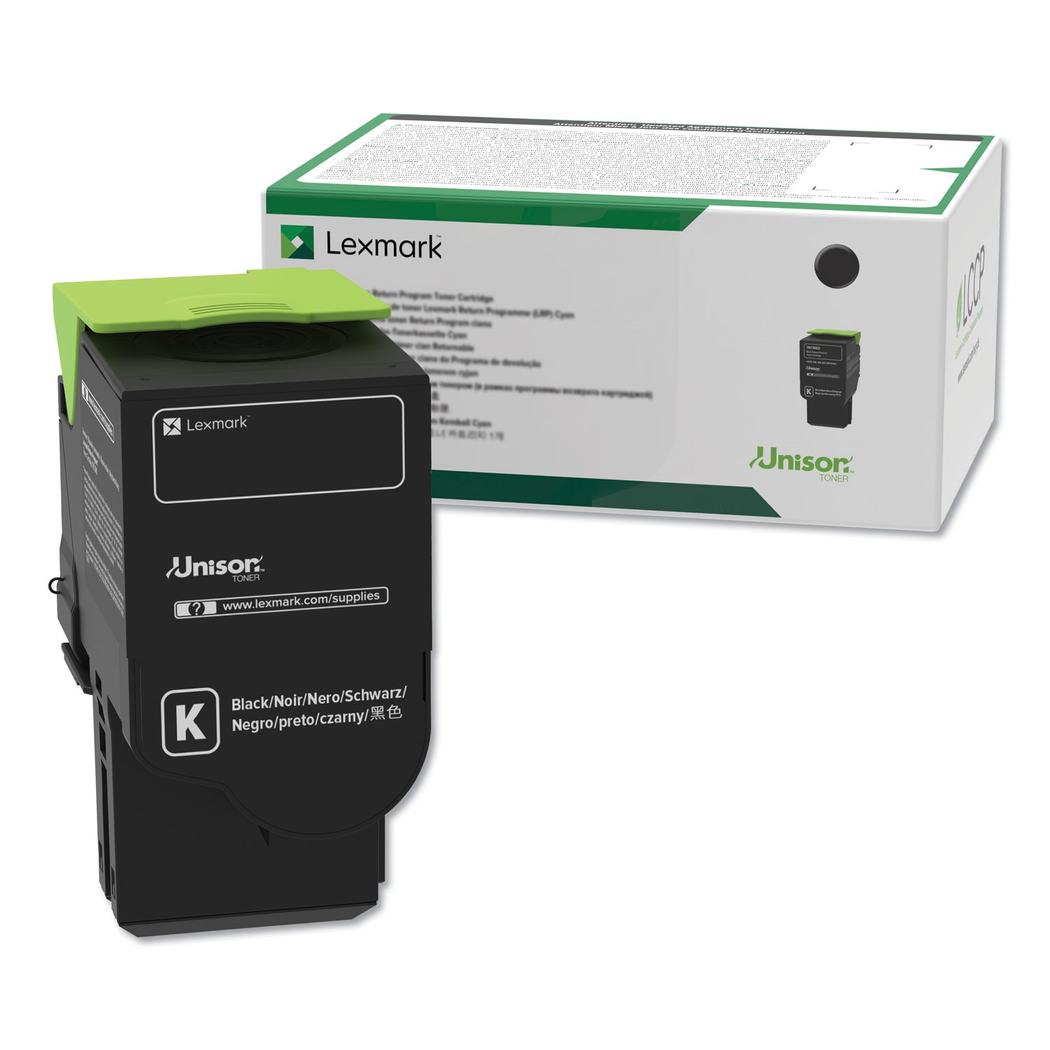 Lexmark C241XK0 Return Program Extra High-Yield Toner, 6000 Page-Yield, Black
