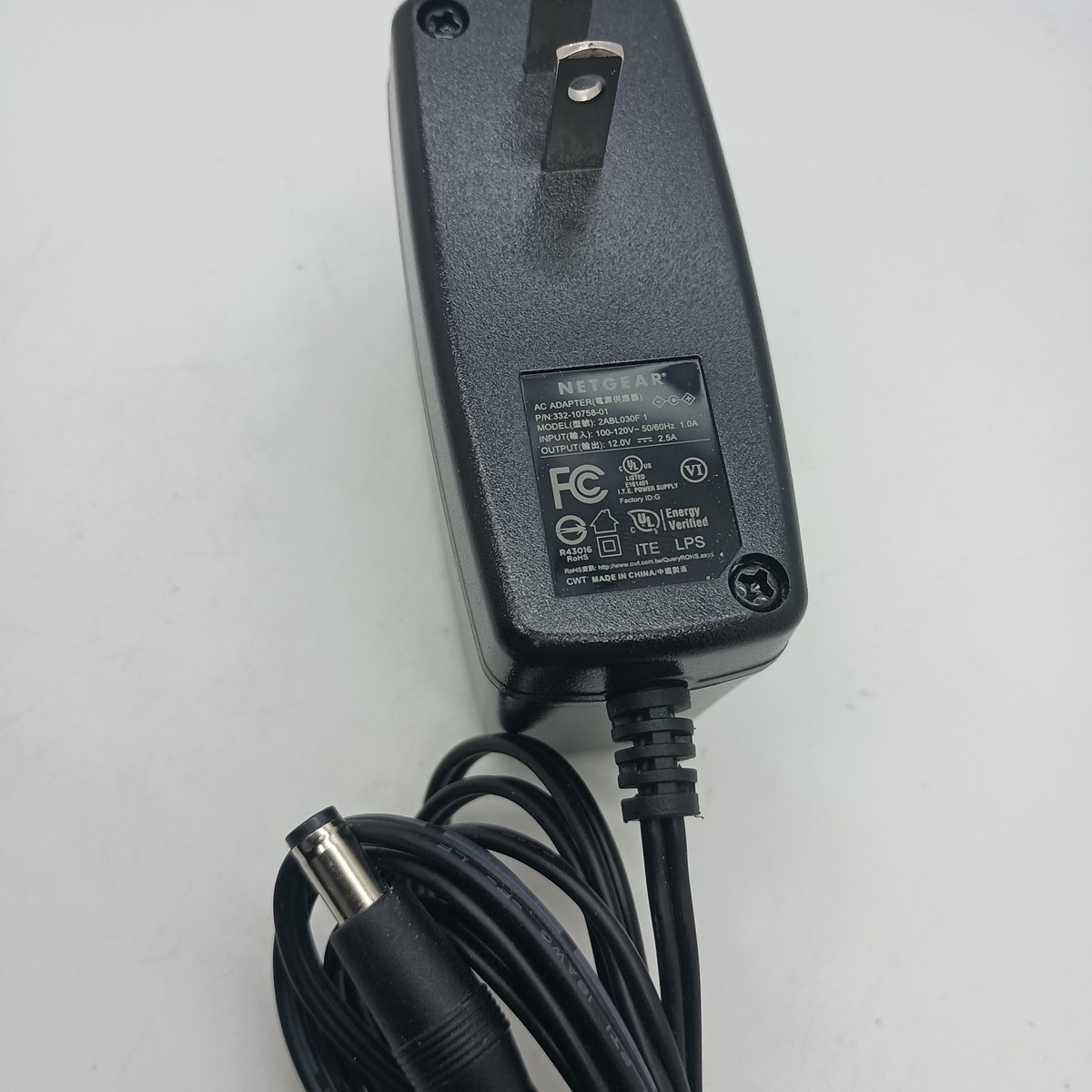 #AE) Netgear AC Adapter 2ABL030F 12V 1.5A Power Supply - Genuine Part