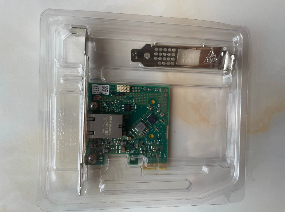 Dell 0JJF4X Intel I225-T1 Single Port 2.5G RJ45 PCIe Network Card