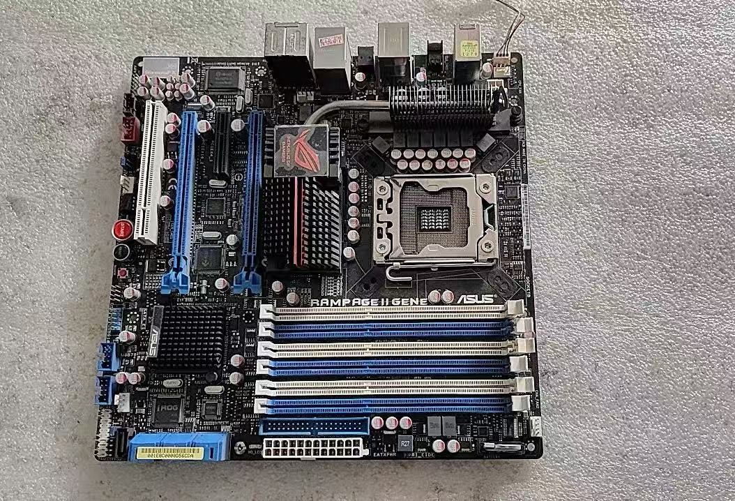 Intel X58 Motherboard ASUS Rampage II GENE LGA1366 DDR3 for Intel Core i7 CPU