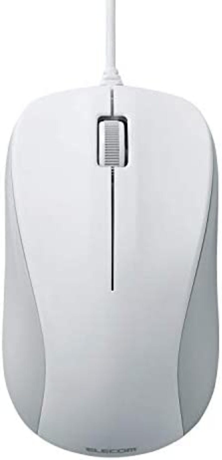 ELECOM Wired USB Laser Mouse with 3 Button White M-S2ULWH/RS F/S w/Tracking# NEW