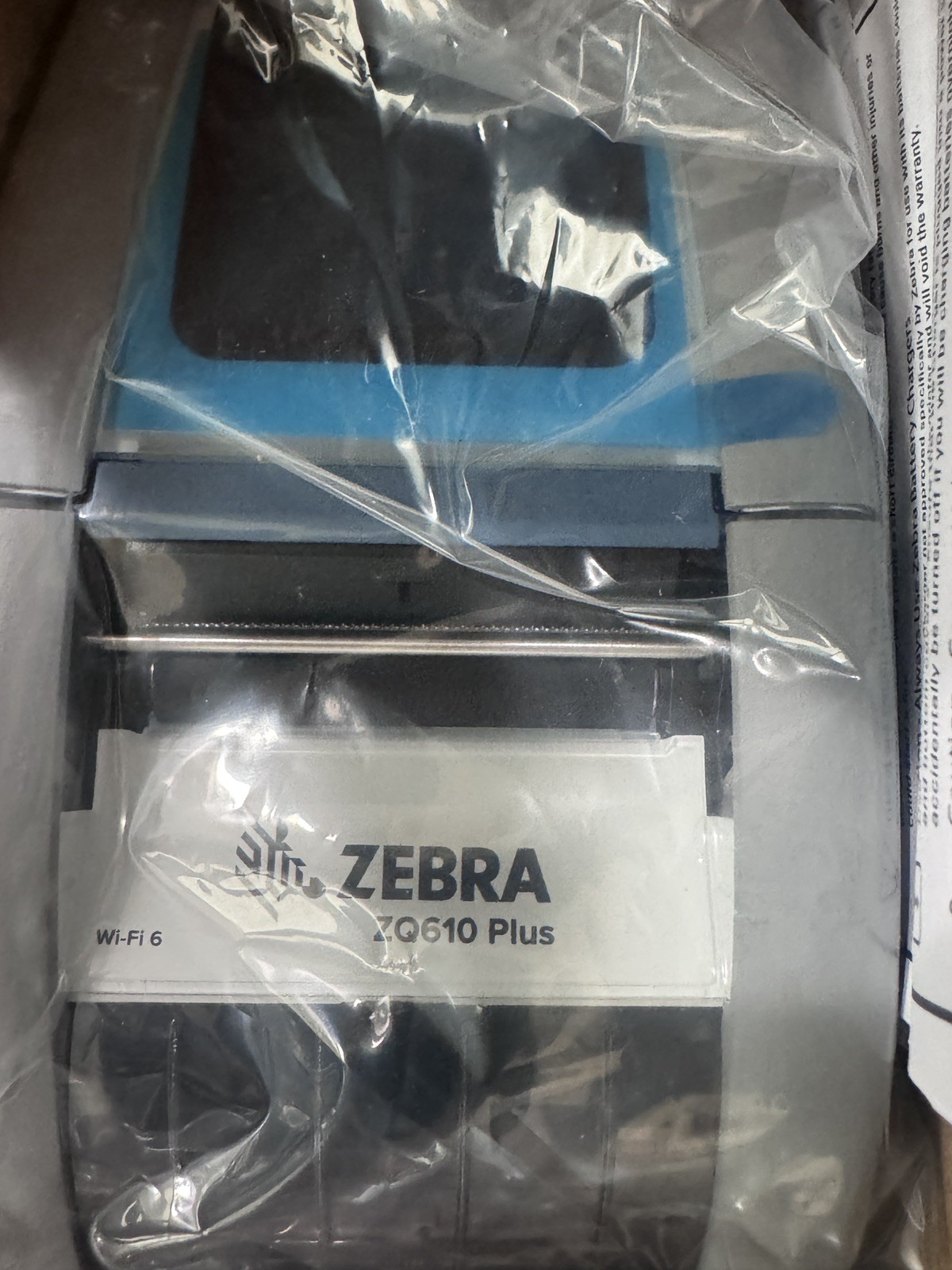 Zebra ZD 610 plus With Battery New Never Used