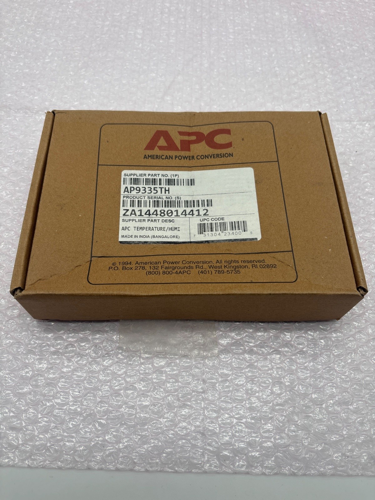 Lot of 3 APC AP9335TH Temperature Humidity Sensor NetBotz Open Box NOS