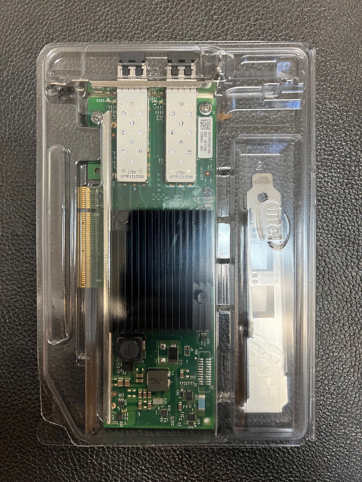 INTEL X710DA2BLK DUAL PORT 10GBE  WITH 2 X 10GBE TRANCEIVER