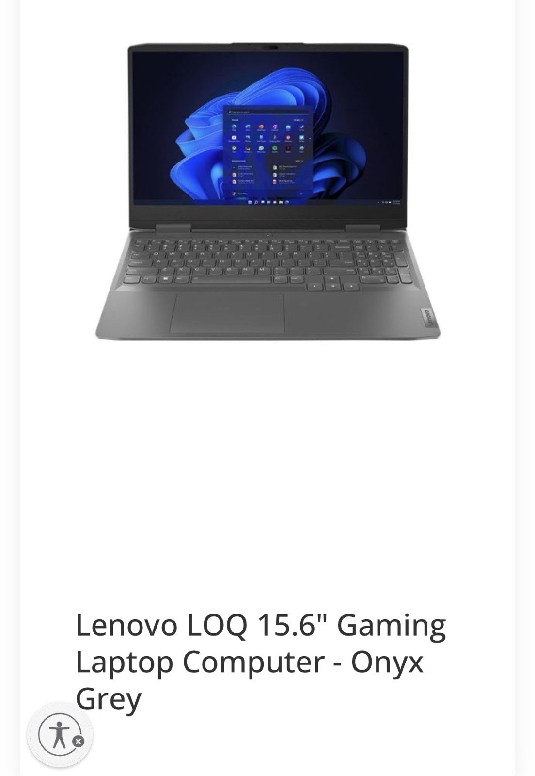 Lenovo LOQ 15-inch gaming laptop