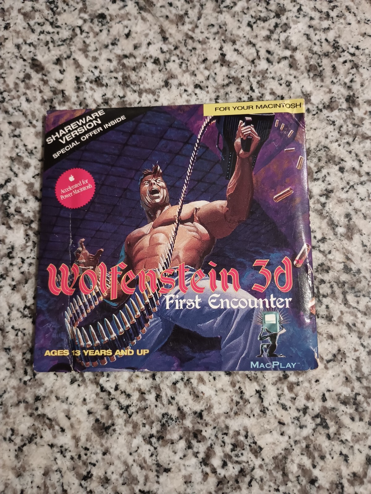 Wolfenstein 3D First Encounter for Macintosh- Shareware version New