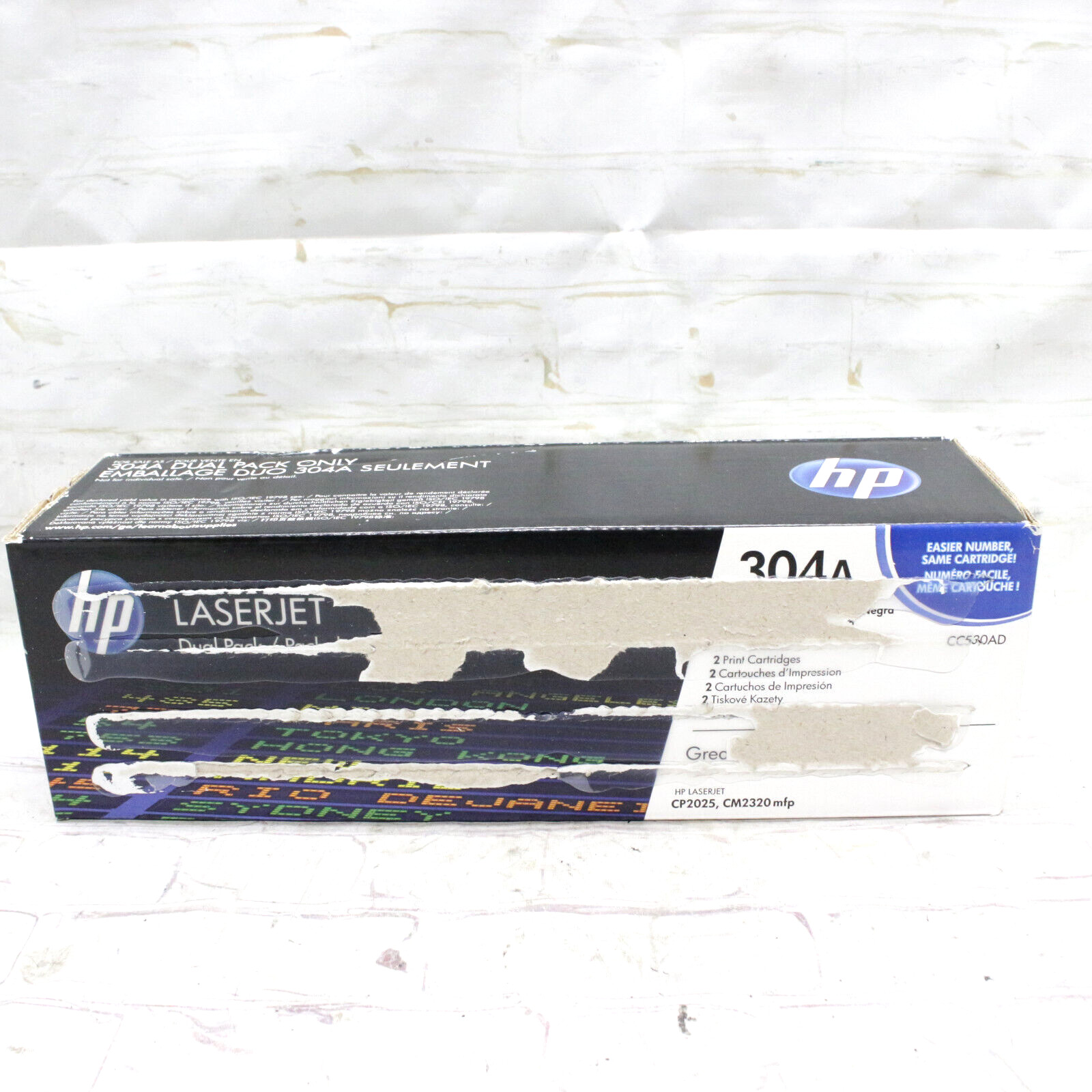 HP 304A Toner Ctg CC530AD Black for HP Color LaserJet - Black (CC530AD)