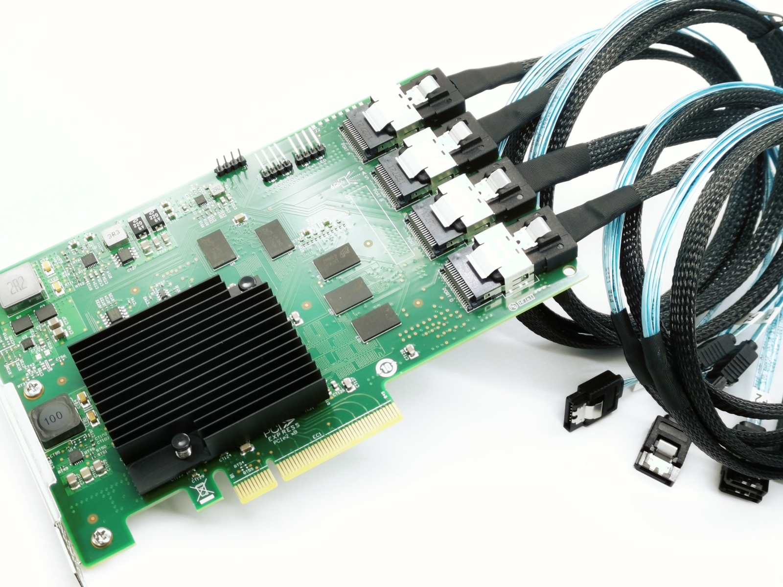 OEM LSI 9201-16i 6Gbps 16P SAS HBA P19 IT Mode ZFS FreeNAS unRAID 4* Cable SATA-