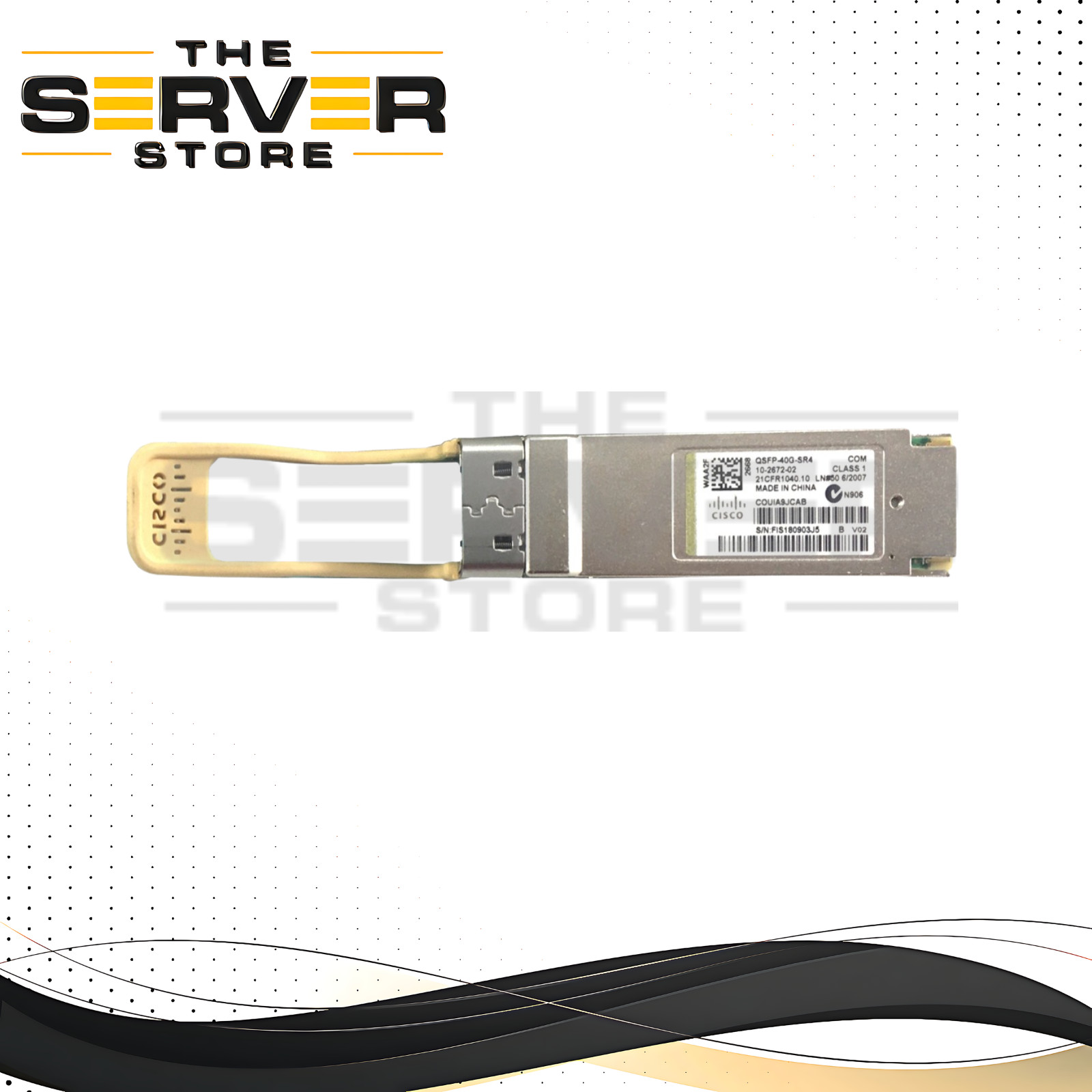 Cisco 40G QSFP+ Optical Transceiver Module 850nm MMF DOM 10-2672-02 QSFP-40G-SR4