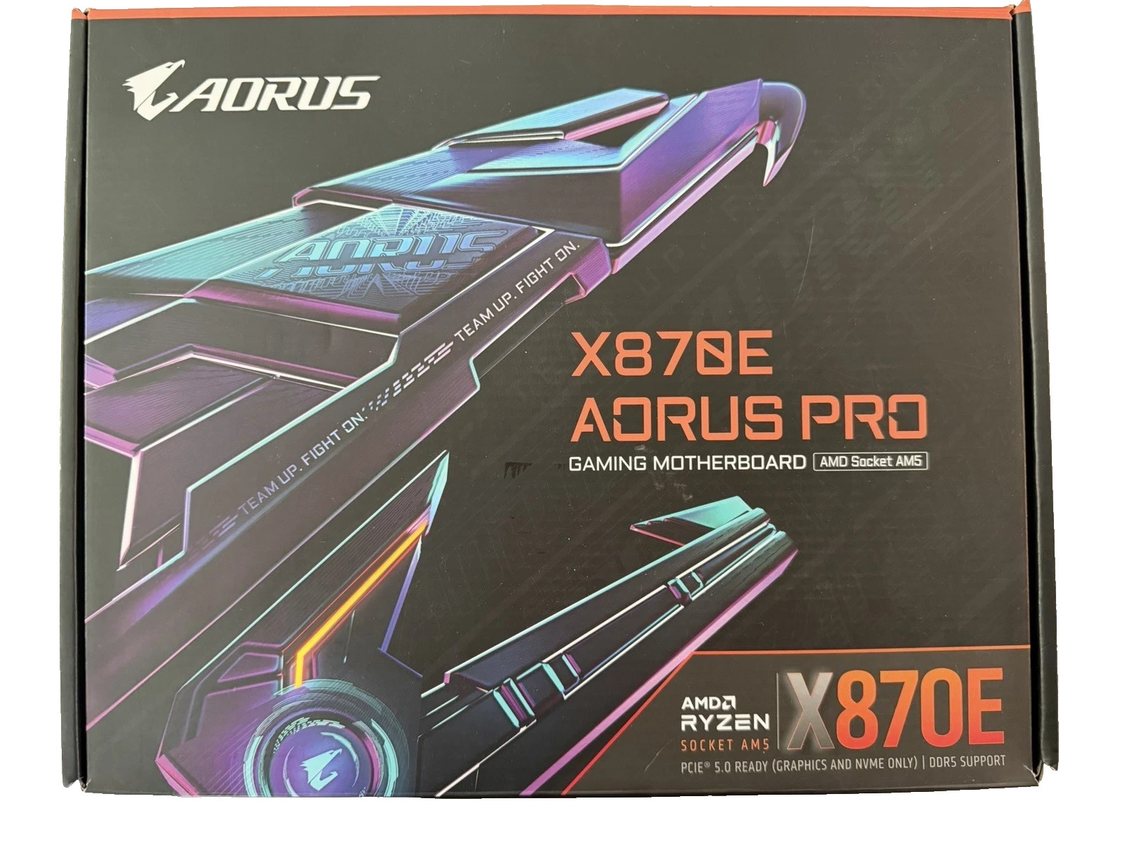 GIGABYTE X870E AORUS PRO AM5 LGA 1718 ATX DDR5 4x M.2 PCIe 5.0 USB4 Wi-Fi 7 Mobo