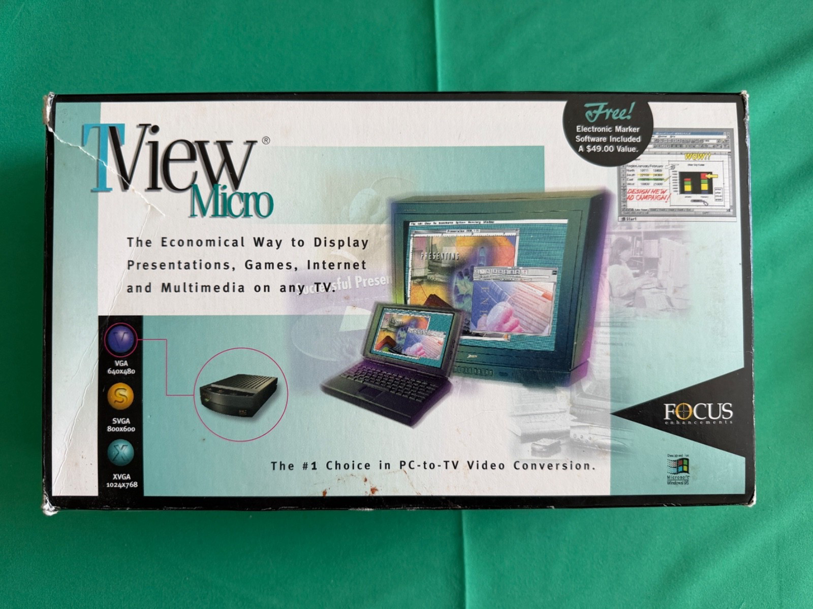 Focus Enhancements TView Micro XGA PC to TV Video Converter 444-1241