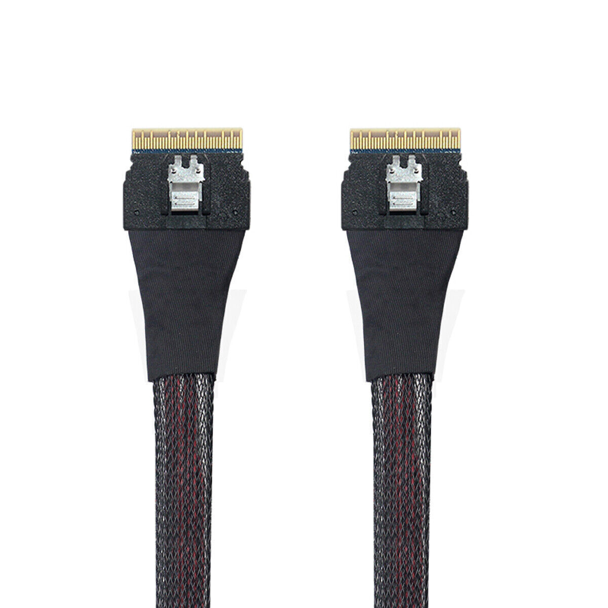 PCI-E Slimline SAS 4.0 SFF-8654 74pin Host to SFF-8654 Slim SAS Target Cable