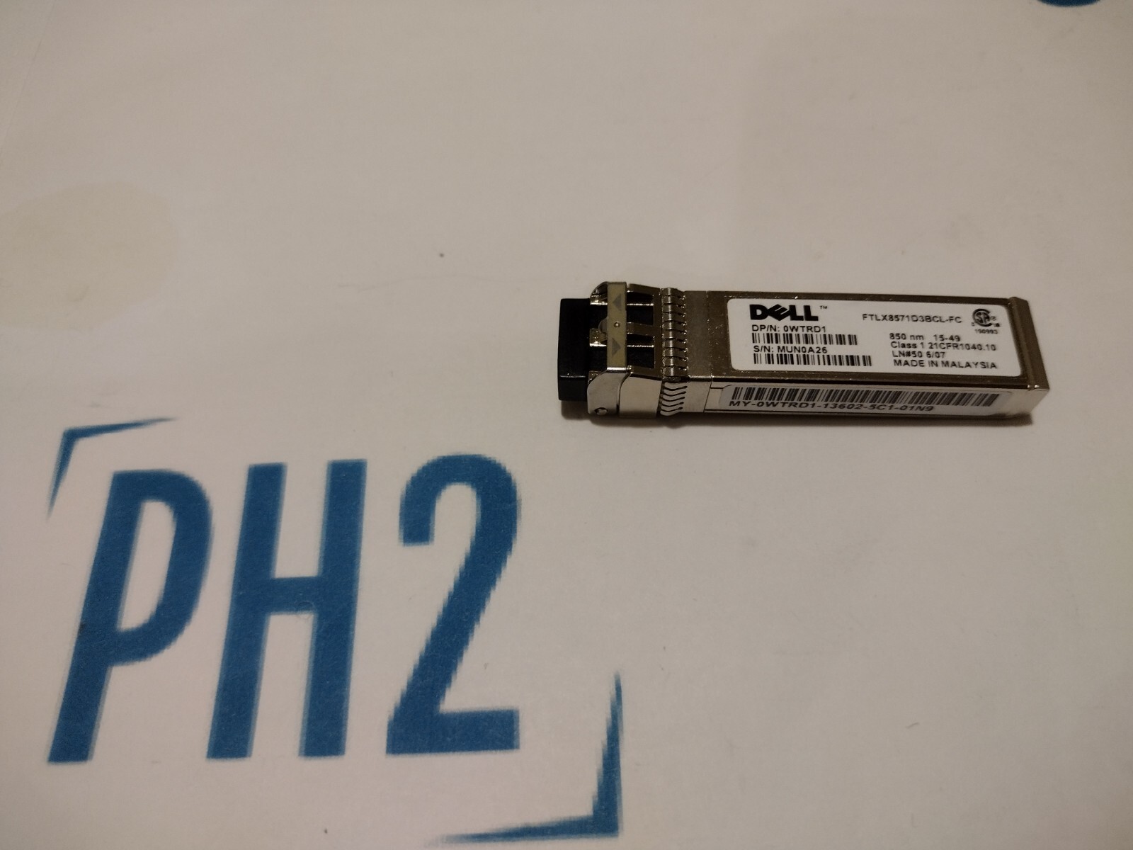 DELL	WTRD1	0WTRD1	Genuine FTLX8571D3BCL-FC 10G SFP+ SR 850NM SFP Transceiver