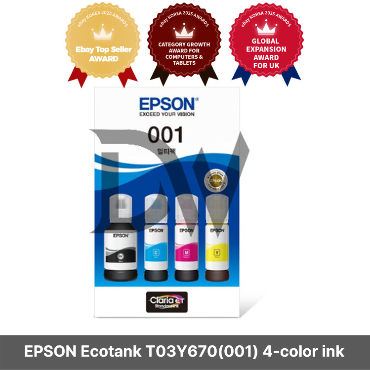 EPSON Ecotank T03Y670(001) 4-color ink 127ml, 70ml Express / Genuine 