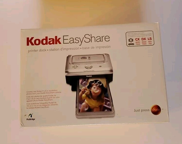 Kokak EasyShare Printer Dock Station Portable Color USB Wireless 3F6953C NEW NIB
